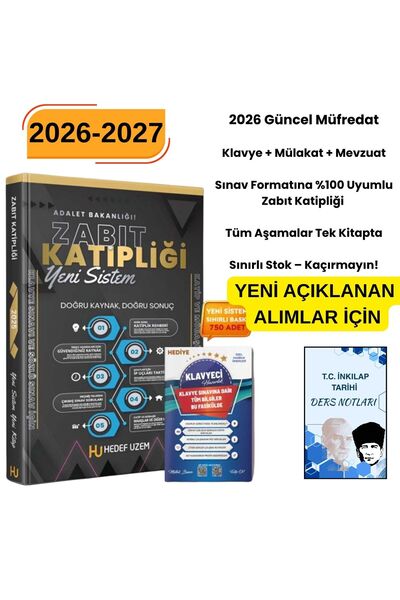 Liyakat Yayınları 2026 Zabıt Katipliği Hazırlık Kitabı | Adalet Bakanlığı Gün...