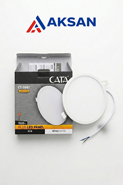 Cata CT-5647 Plus 15W Ayarlanabilir Ölçülü Sıva Altı Led Panel 6400K Beyaz Işık