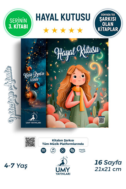 UMY Yayınları Hayal Kutusu - Okul Öncesi ve 1. Sınıf Okuma Kitabı - 3. Kitap