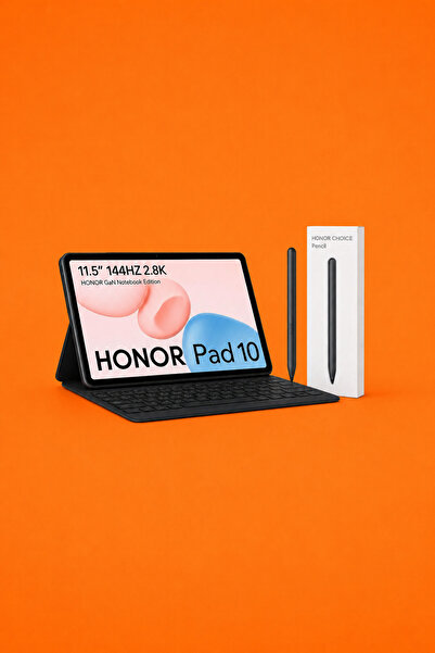 HONOR Pad 10 8GB 256GB Wifi 12'' Gri Tablet + Klavyeli Kılıf+orjinal kalem