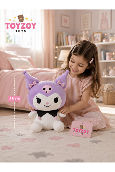 Toyzoy Toys Kuromi Peluş Oyuncak 40 cm - Sevimli & Yumuşak