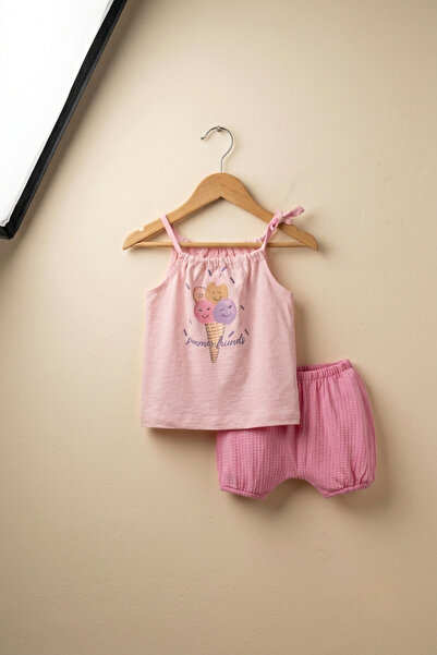 zumino Baby Girl Summer 2-Piece Set with Straps