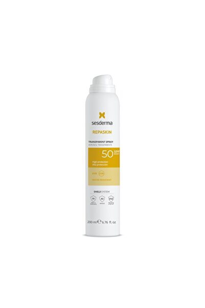 Sesderma Spray de corp transparent cu protecție solară SPF 50 Repaskin Sesder...