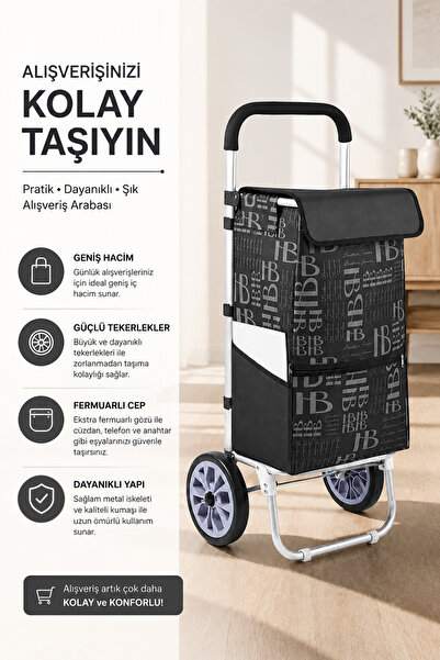 Vadi Ses Yapmaz Tekerlekli Su Geçirmez Çantalı Alüminyum Gövdeli Lüks Pazar A...