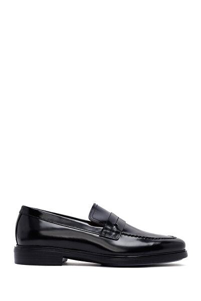 Derimod Men's Black Leather Classic Loafer 25Sfd724122