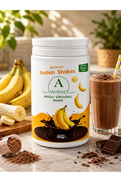 AYOSNET Muzlu & Çikolatalı Besleyici Protein Shake