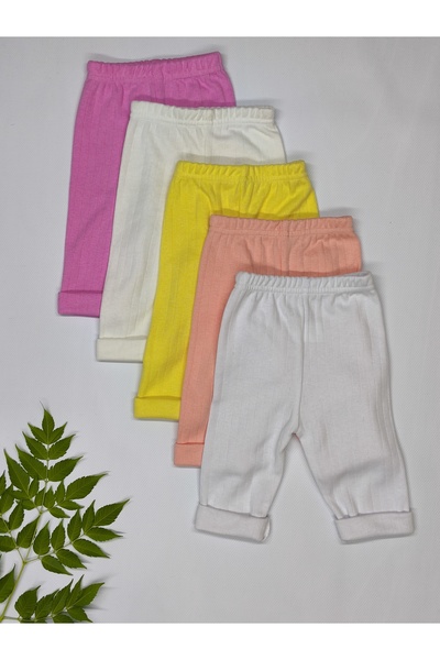 vieso 5-Piece Girls' Tights Set, Seasonal Baby Tights, 5 Colors