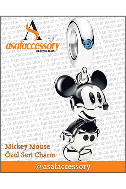 asaf Mickey mouse özel seri charm | gümüş kaplama