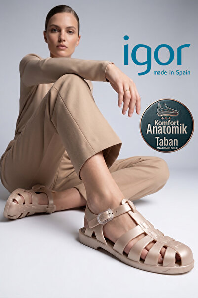 IGOR صنادل نسائية S10346 بياريتز ميتال