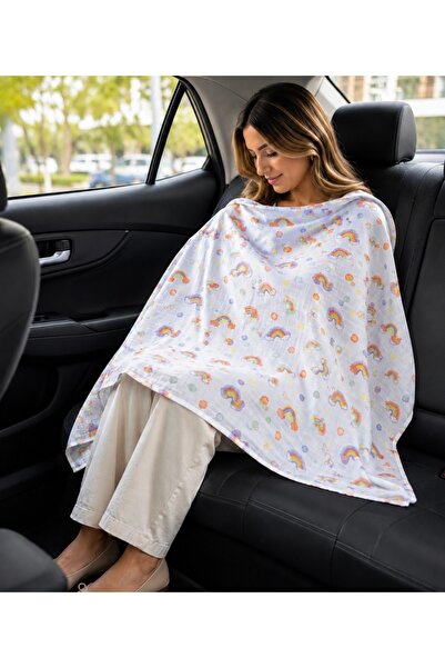 Gleam Atelier مريلة الرضاعة الطبيعية من رينبو 100% قطن 70*90 سم
