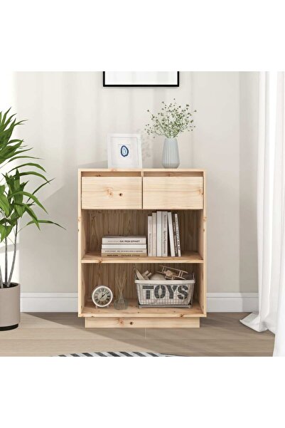 Concept Dulap consolă, 60x34x75 cm, lemn masiv de pin