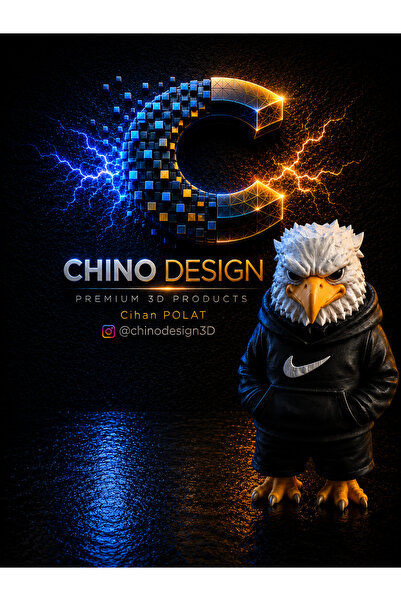 Chino Design Kartal Figür / 12-14 cm/ EAGLE Kartal Maskot