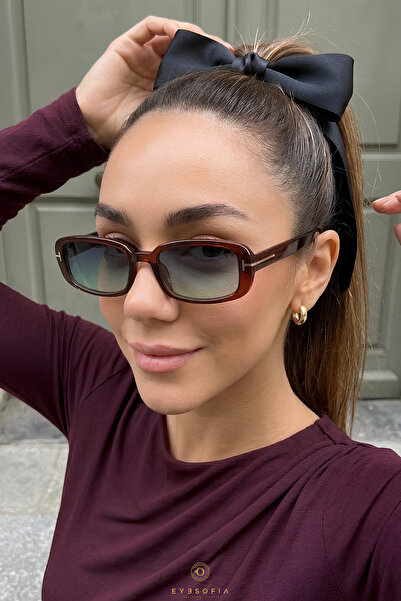Eyesofia نظارة شمسية كلاسيكية للجنسين بتصميم قديم Caramello، باللون الأسود