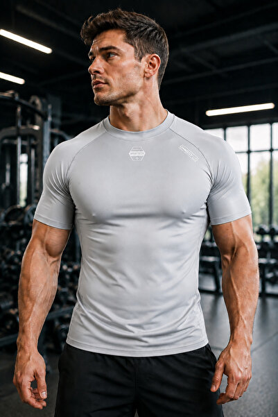 GHASSY CO Erkek Compression Sports Premium Nefes Alan Hızlı Kuru Koşu Fitnes ...