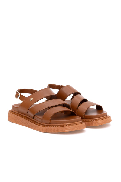 U.S. Polo Assn. Kadın Taba Sandalet 50287291-VR099