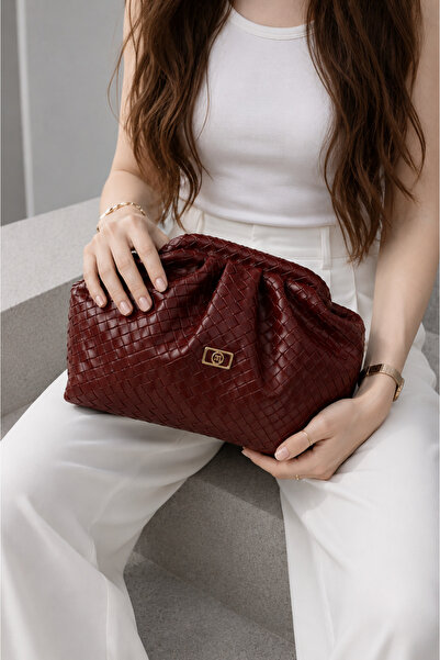 Molie Γυναικεία τσάντα Clutch Portfolio από μαλακό συνθετικό δέρμα με λουράκι...