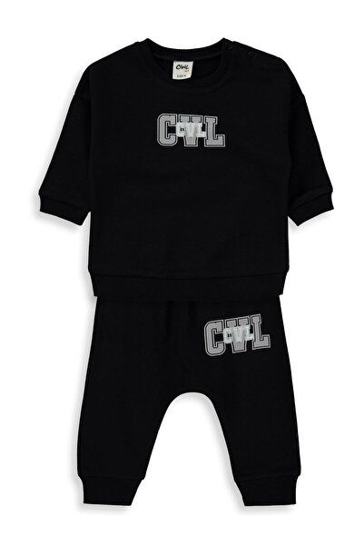 Civil Baby Cvl Printed 6-18 Month Set - Black
