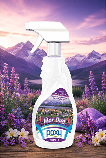 Poxy Oda Spreyi Oda Kokusu Araç Kokusu Hava Şartlandırıcı (mor Dağ) 500 Ml