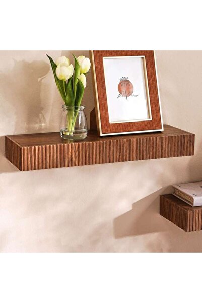 PAN HOME Brennan Floating Shelves 48.7x15.5cm - Dark Brown