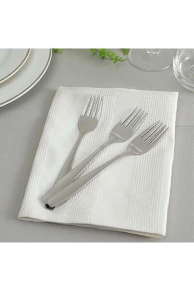 PAN HOME Dozorme 3-piece Dinner Fork - Chrome
