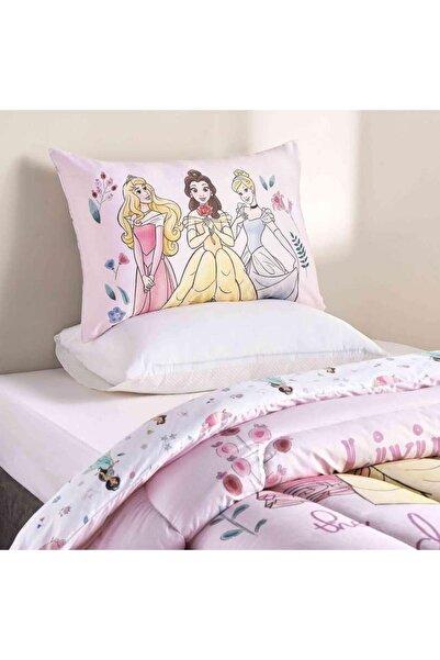 PAN HOME طقم لحاف الأميرة من قطعتين 135×220 سم - وردي