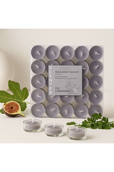 PAN HOME Indulgence Fig Coriander 50 -piece Tealight Candle - 2.5 Hrs