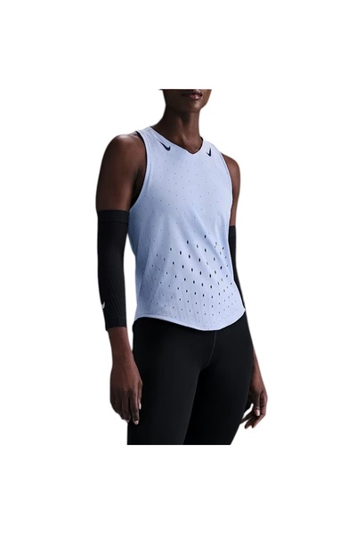 Nike Bluză de alergare pentru femei AeroSwift Dri-FIT ADV SS 2025-Albastru-M