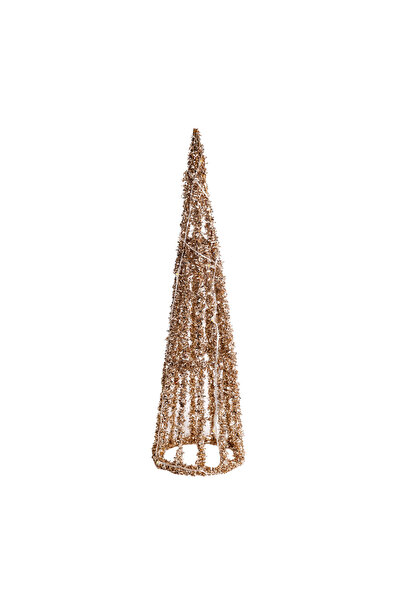 Yargıcı Pilli Konik Yılbaşı Dekoru (8x30 cm)