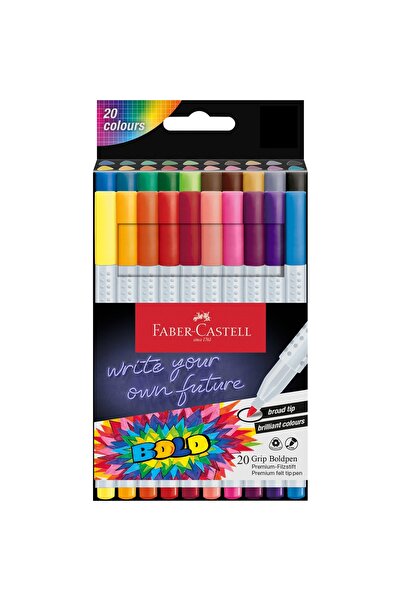 Faber Castell CARIOCA 20 CULORI GRIP BOLDPEN FABER-CASTELL