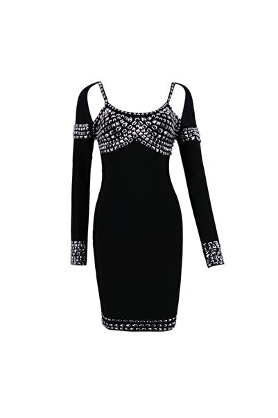 NO BRAND Rochie bandage elegantă - Multicolor, S