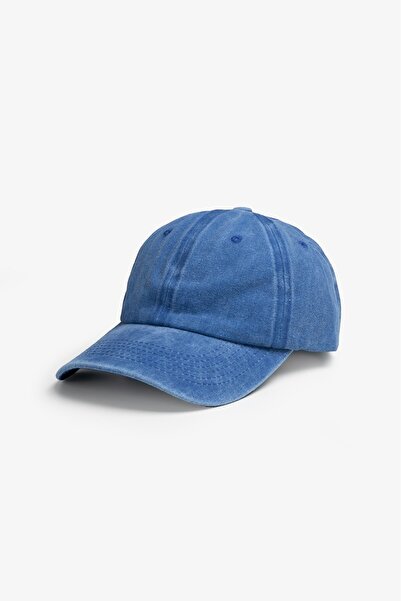 Super Rare Șapcă de skate albastră cu efect acid wash