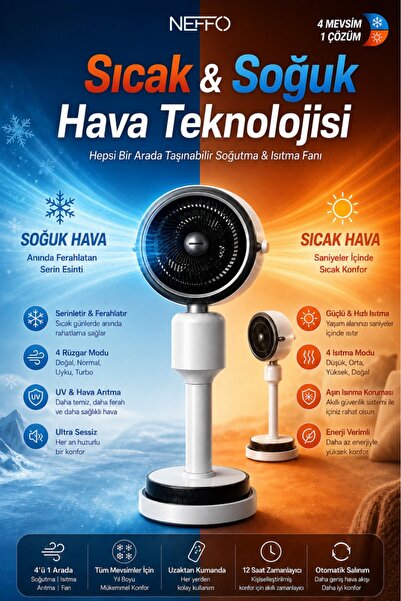 360 Degree Rotary Air Circulation Controlled Silent Table Top Cooling Fan Standing Fan