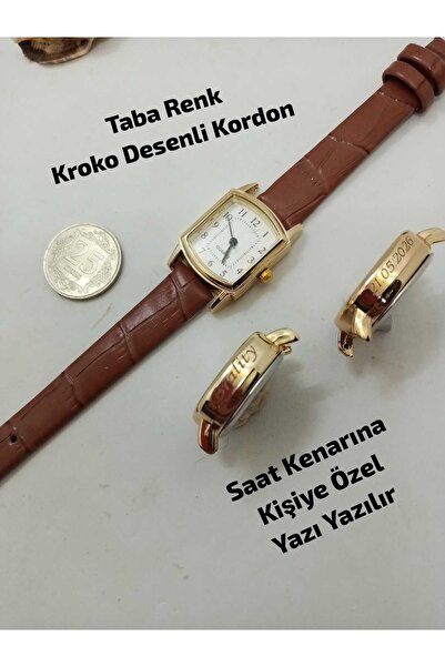 Brality SAAT KENARINA KİŞİYE ÖZEL YAZI YAZILIR , Yeni Sezon Vintage Tasarım- ...