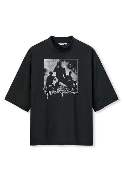 buzagi tasarım ürünleri Jane's Addiction Digital Print Oversize Black Unisex ...