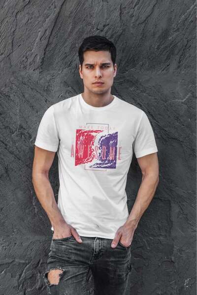 buzagi tasarım ürünleri Organic Cotton Regular Fit White T-Shirt