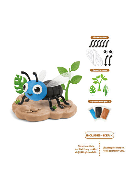 Art Craft Sinek - Art Clay Minik Canlılar Süper Hafif Kil