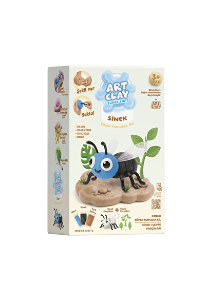 Art Craft Sinek - Art Clay Minik Canlılar Süper Hafif Kil