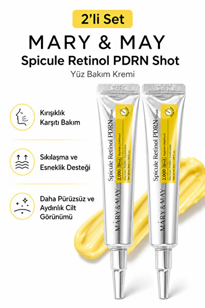 Mary & May 2'li Set Smart Retinol™ Spicule Retinol PDRN Krem 15g