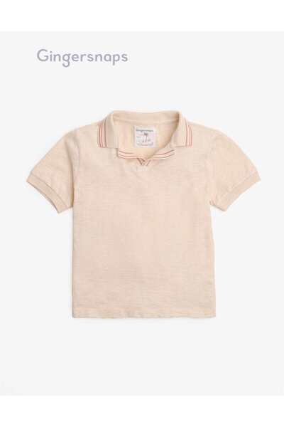 Gingersnaps Boys Solid Short-Sleeve Polo T-Shirt