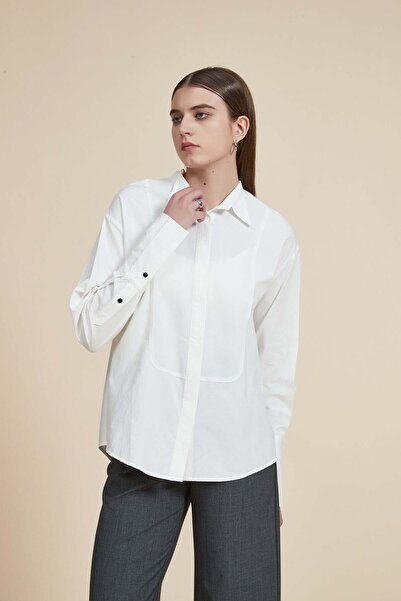 Yola Button-Front Long-Sleeve Top