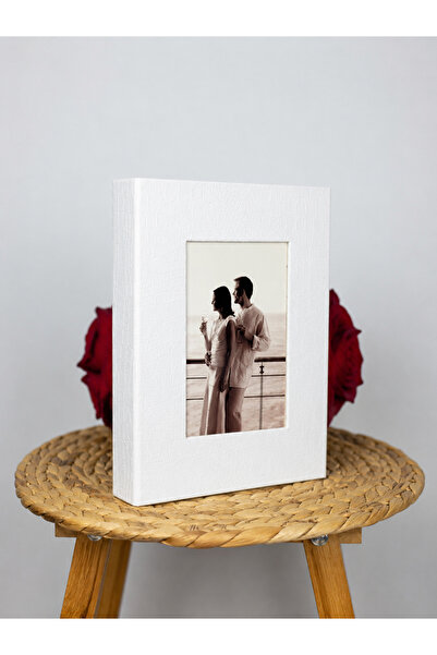 Rabsev 15x21cm Leather Photo Album with 200 Photo Capacity and Luxury Window