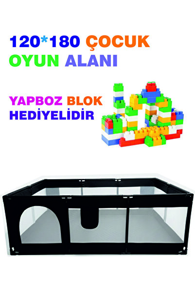liabebek Square Bebek Ve Çocuk Oyun Alanı 120x180cm Yapbozlu