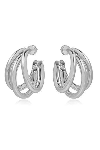 CAXBERN Multi Armed Silver Earrings