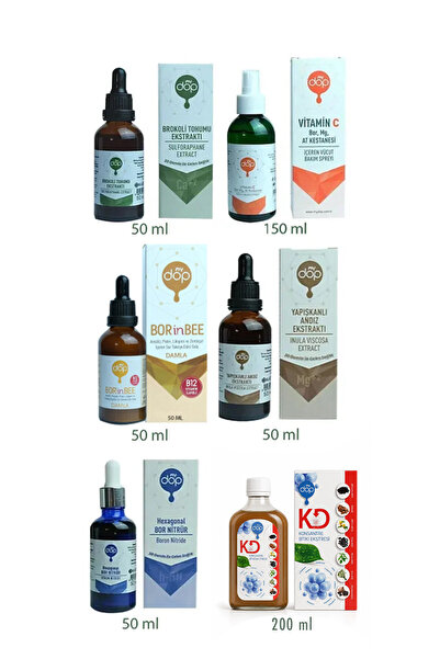 mydop Kd 6'li Özel Set Brokoli Tohumu Vitaminc Sprey Hexagonal Bor Yapışkanlı...