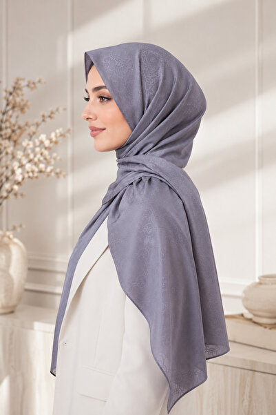MİRSOY SCARF Mir Desen Kaymaz jakarlı Şal