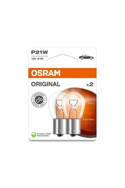Osram Комплект от 2 оригинални крушки P21W 21W 12V 7506-02B