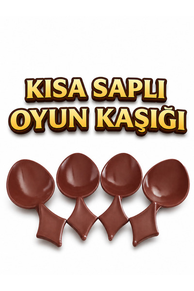 HARPUTLUPLASTİK KISA SAPLI OYUN KAŞIĞI(40 Adet)