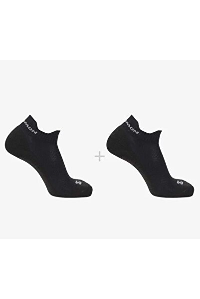 Salomon LC2093600 Aero Ankle 2 Pack 2 قطعة - جوارب للجنسين باللون الأسود