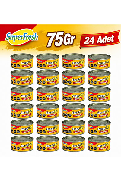 SuperFresh SuperTon Balığı 75 gr x 24'lü Koli