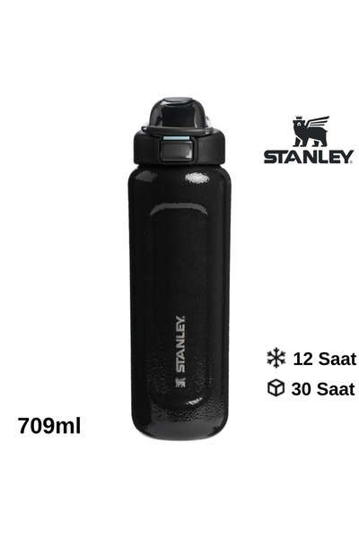 Stanley Wellspring Bottle 0.70 Lt Lockable Lid Flask Black